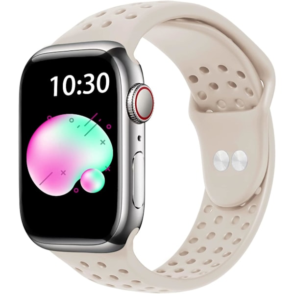 Sportband kompatibel med Apple Watch Band 38mm 40mm 41mm 42mm 44mm