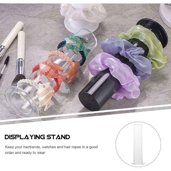 Smykker Organizer Stativ - Akryl Scrunchie Holder Stativ