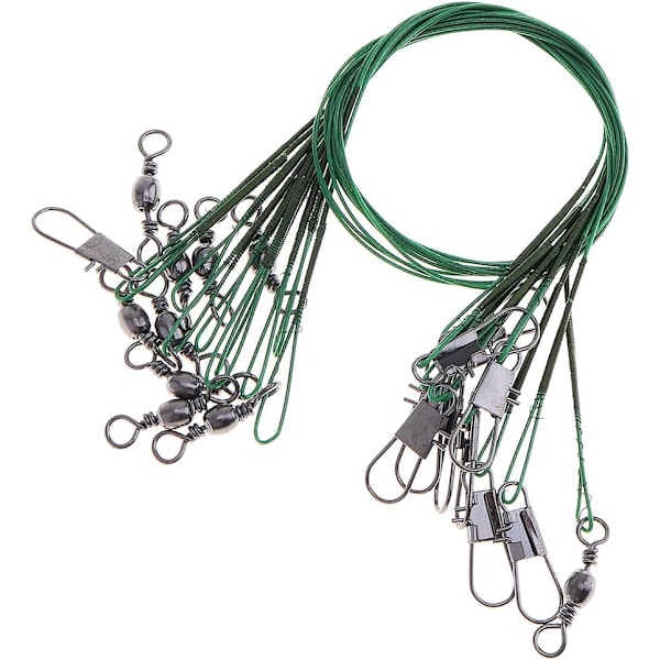 Fiskewire-tafsar - 20 st rostfria fiskewire-tafsar med
