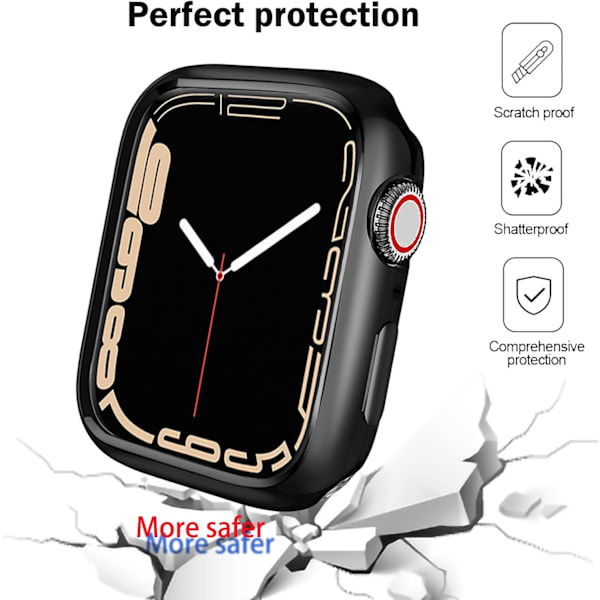 for Apple Watch Case 44mm Series 6/5/4/SE Soft