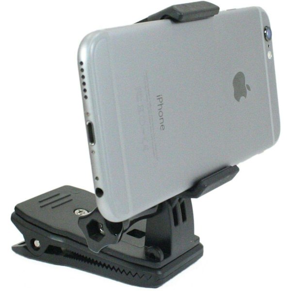 Selfie-mobilholder 360 graders hurtigudløser roterende rygsæk hatteklemme til Gopro Hero/iPhone 16 15 14 13 12 11 Pro Max XR XS Max X/Samsung LG Sony P