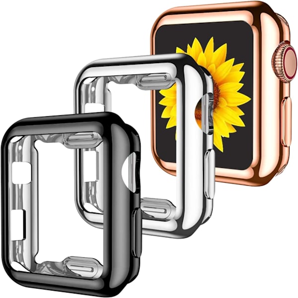 3-pack kompatibelt med Apple Watch Case 42 mm