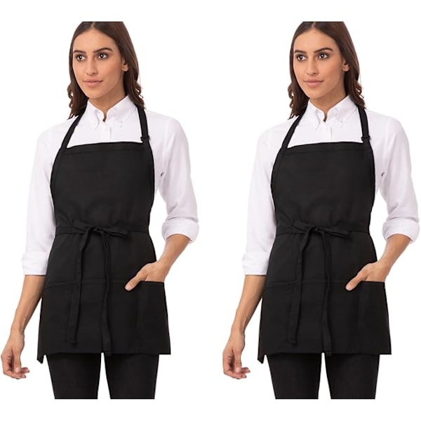 Unisex-esiliina 3 taskulla, 2 kpl