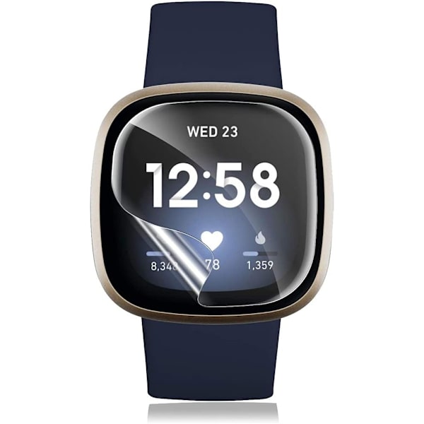 Hydrogel-skjermbeskytter med høy følsomhet for Fitbit Versa 3 /