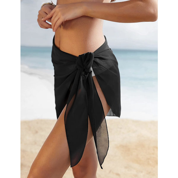 Korte saronger for damer Beach Wrap Sheer Bikini