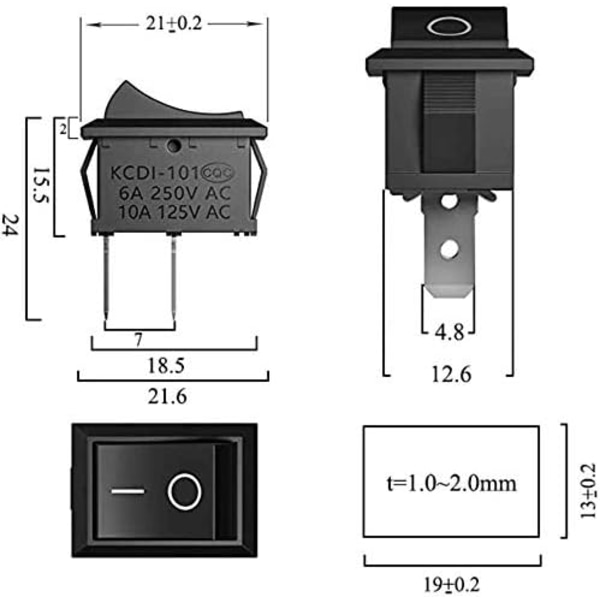 Micro DC Motors Kit - 10PCS, 1.5-6V, med batterikontakt