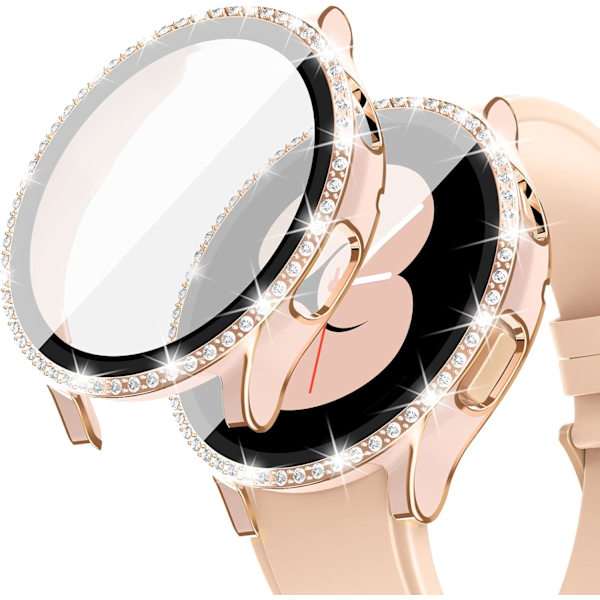 för Samsung Galaxy Watch 5 & 4 Skärmskydd 40mm Bling Case