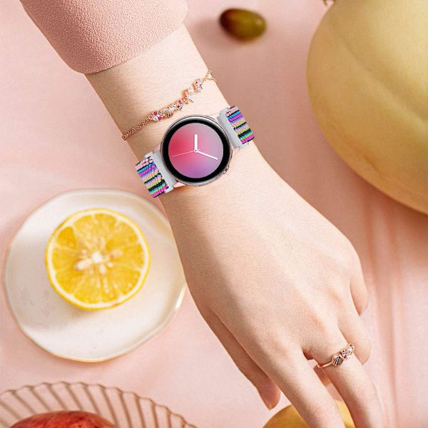 Elastiske remme kompatible med Galaxy Watch3 41mm/Galaxy Watch 42mm