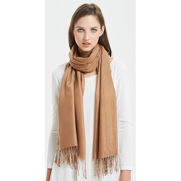 Skjerf for kvinner. Kasjmirfølelse Pashmina Sjal Wraps Myk Varm Teppe Dame