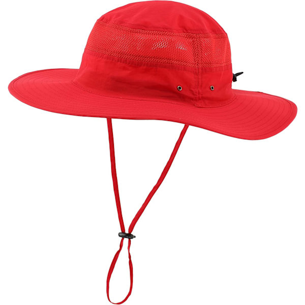 Utomhus Mesh Solhatt Bred Brätte UV Solskydd Hatt Fiske Vandring Hatt