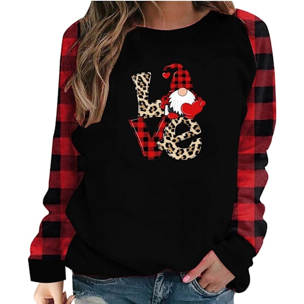 Jultröjor för kvinnor 2023 Höstmode Raglan Långärmad Pullover