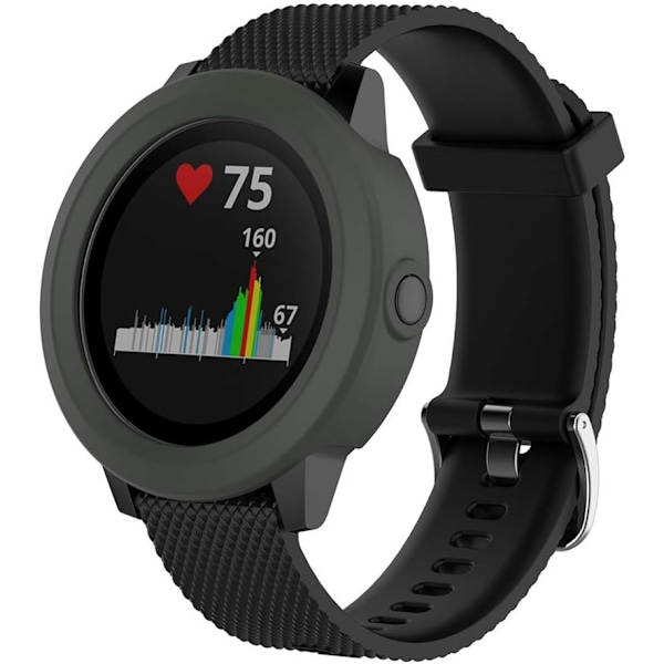 Skärmskydd 2 st Kompatibla för Garmin 3 Fodral - Mjukt Silikonskyddsfodral Stötsäkert Anti-Fall Skyddsfodral Skalram Stötfångarskydd