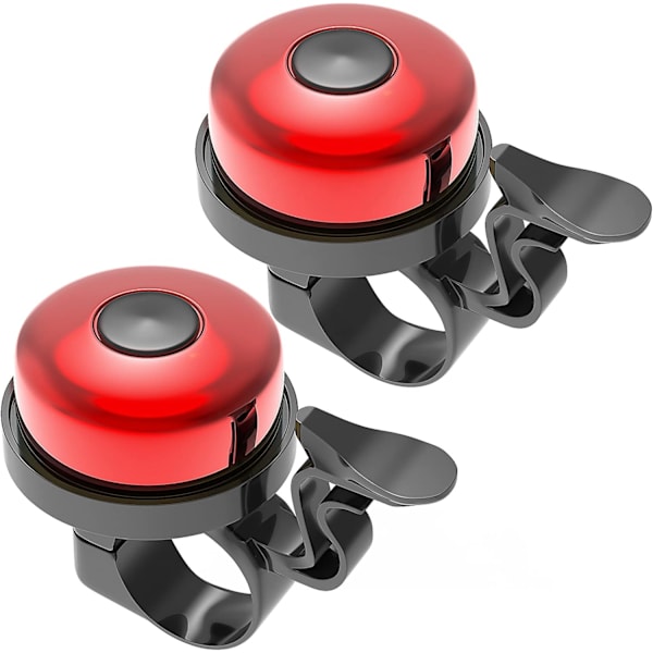 2-pack cykelklocka. Cykelklocka. Högt, skarpt och tydligt ljud för racercykel.