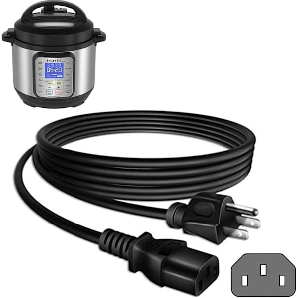 Original Power Cord Kompatibel för Instant Pot och Kök Appliances
