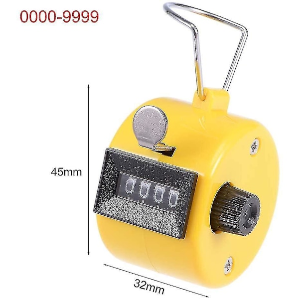 Sourcing Map Rund Base Hånd Tally Counter Tally Counter Mekanisk Palm Click