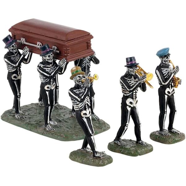 Lemax Jazz Funeral, set om 4 #13554