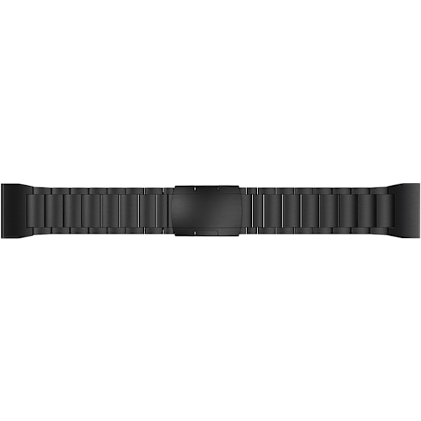 Fenix 8/7X/6X/5X Plus Rem, 26mm Titanium Metal Quick Release Easy Fit Urrem med Dobbelt Knaplås Kompatibel til Garmin Fenix 7X Pro/6X