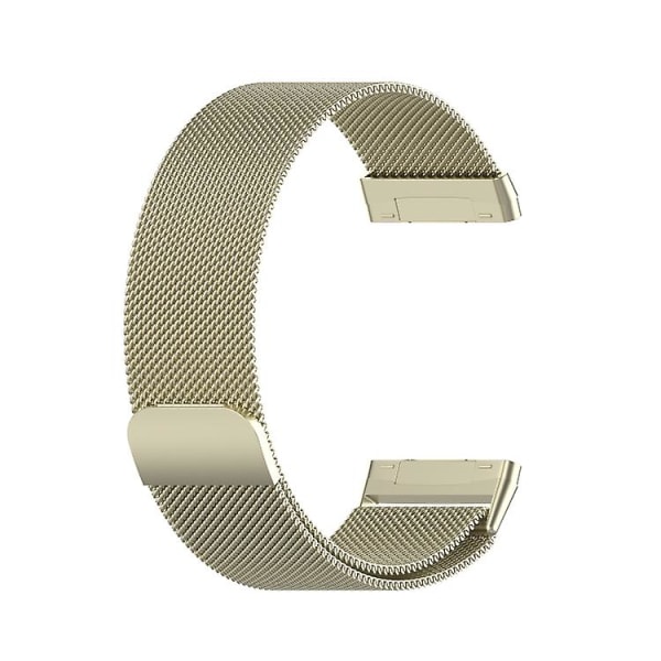 Til Fitbit Versa 3 / Fitbit Magnetisk Milano Urrem BYF Official Gold