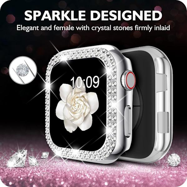5-pak kompatibel til Apple Watch 38 mm etui Bumper Cover Series 8 7 6