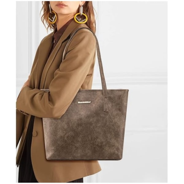 Trendig pendlar bärbar crossbody-väska med texturerad armhålaväska