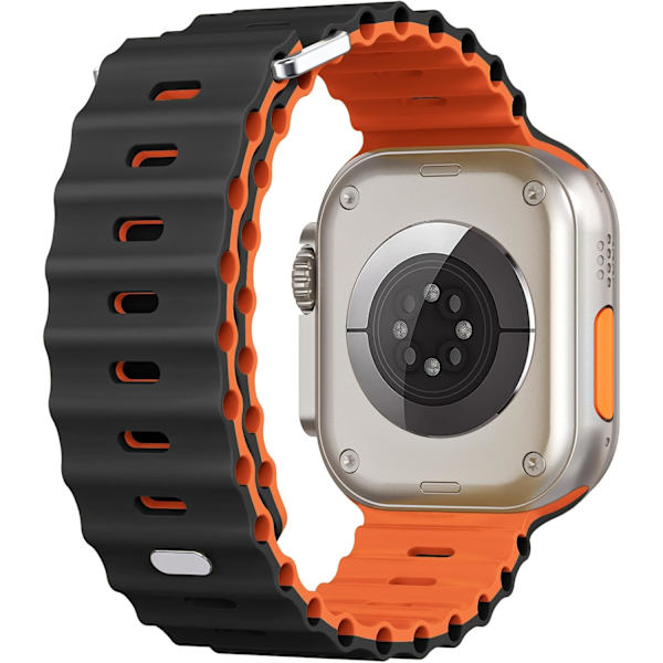 Ocean Band kompatibel med Apple Watch UlBand 49mm 45mm 44mm 42mm