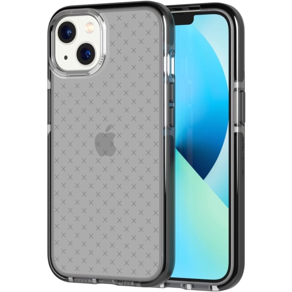 Evo Check för iPhone 13 – Ultra-skyddande phone case med 16 fots Multi-Drop-skydd, Black Smokey/Black iPhone 13 Smokey/Black iPhone 13