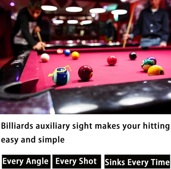 2-pak Billard Sigte Træner Billard Tilbehør (tilfældig)