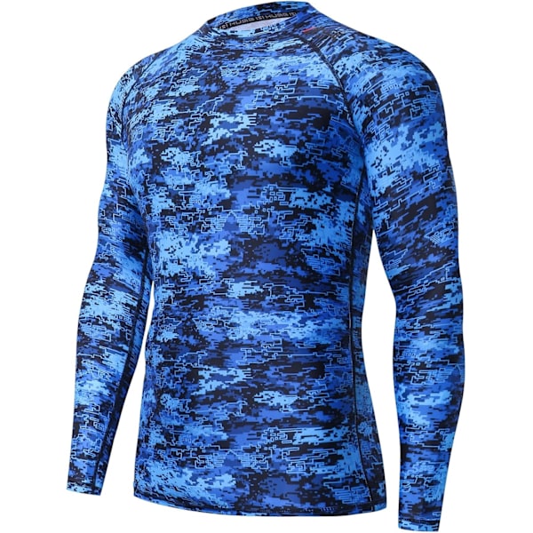 Herr Splice UV Solskydd UPF 50+ Skins Rash Guard Långärmad
