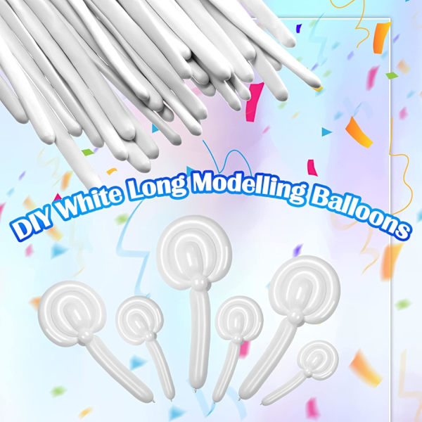 50 stk. DIY lange vridbare ballonger