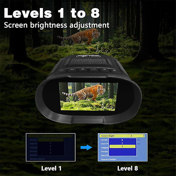 Infrarød High Definition Fotografi Video Fuglekiggeri Spejl Kikkert Digital Teleskop Nattesyn Instrument