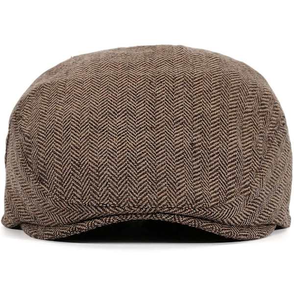Herr Platt Ivy Gatsby Newsboy Hatt Vinter Vår Höst Körning Jakt Mössa