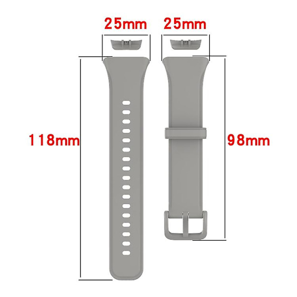 För Oppo Band 2 Solid Color Mjuk Silikon Armband LVK Purple
