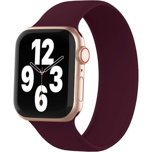 Silikon Solo Loop-band kompatibel med Watch Band 38mm 40mm 41mm