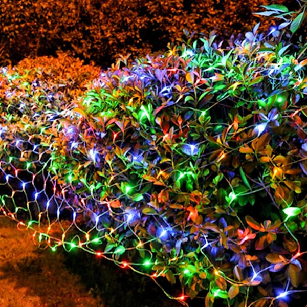 Julnätljus, 360 LED 12ft x 5ft Anslutningsbara Nätljus, 8 lägen Lågspänning Säker Adapter för Julgranar, Buskar, Bröllop,