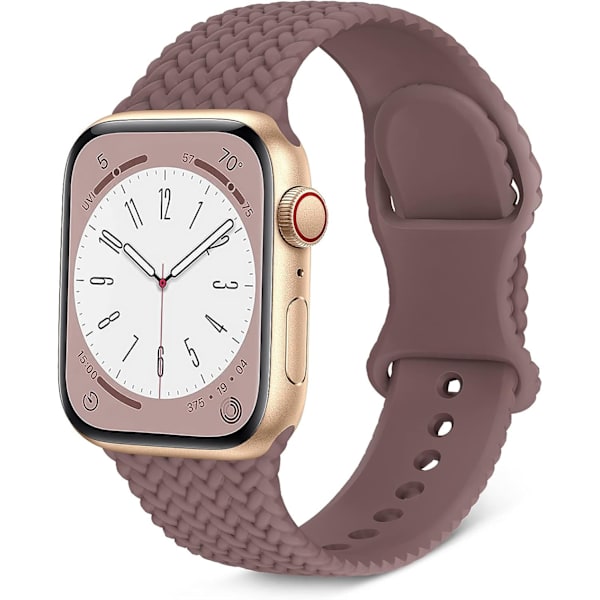 Silikonvævet rem, der er kompatibel med Apple Watch-rem 38 mm 40 mm 41 mm