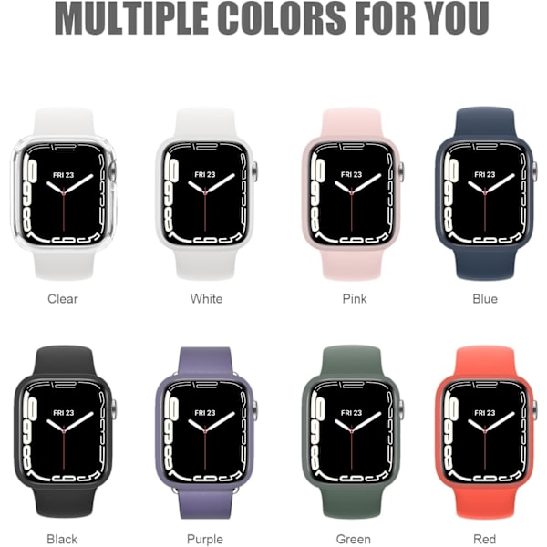 Etui Kompatibelt med Apple Watch SE Serie 6/5/4 44MM, Dekseltilbehør for iWatch 44 MM (Blå) Blå 44mm