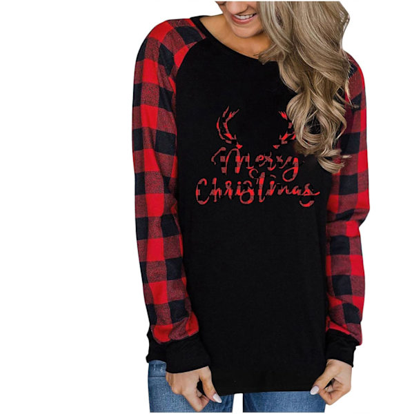 Jultröjor för kvinnor 2023 Höstmode Raglan Långärmad Pullover