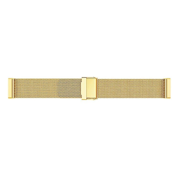 För Fitbit Versa 4 / Sense 2 Universal Metal Stainless Steel Buckle Watch Band RTJ Gold