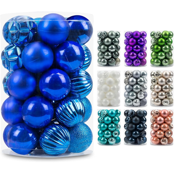 2,36''/60mm 34 stk. Julekugle Mini Ornamenter Fest Dekorationer Uknuselige