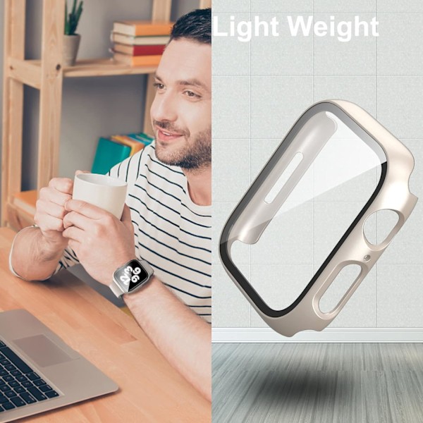 6-pak etui til Apple Watch Series 7 45 mm skærmbeskyttelse