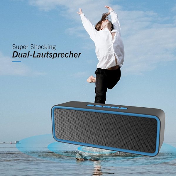 Trådløs Bluetooth-højttaler, bærbar