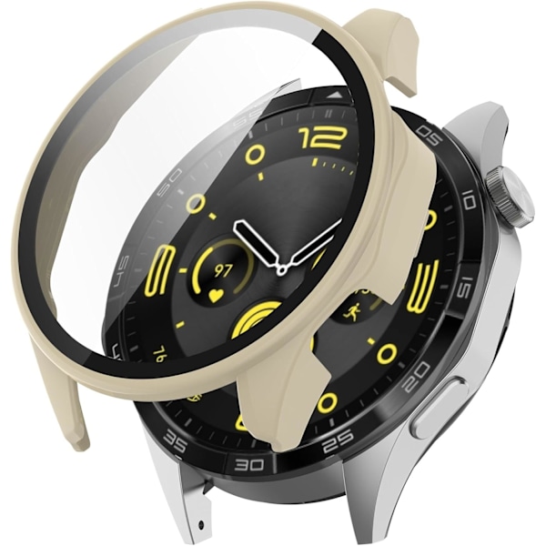 Etui beregnet til Huawei Watch GT 4 46mm skærmbeskyttelsesetui, fuld dækning PC beskyttelsesetui bumper ultratyndt etui beregnet til Huawei Watch GT 4 4