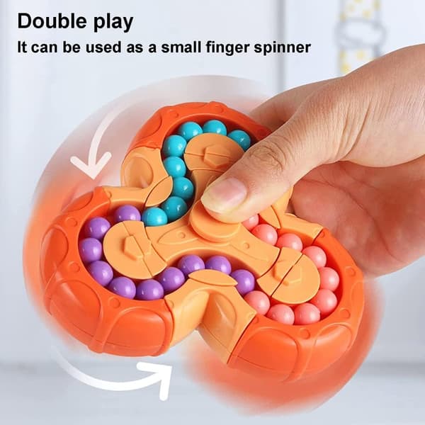 Magisk Roterende Terning - 3D Puslespil & Spinner Legetøj - Gave til Børn 3+ (Påske/Jul)