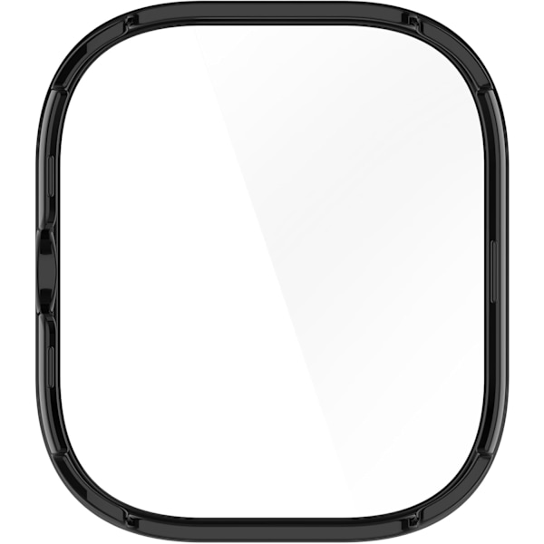 Kompatibel med Redmi Watch 4 Full Coverage PC Skyddsfodral Härdat Glas Skärmskydd (PC Svart)