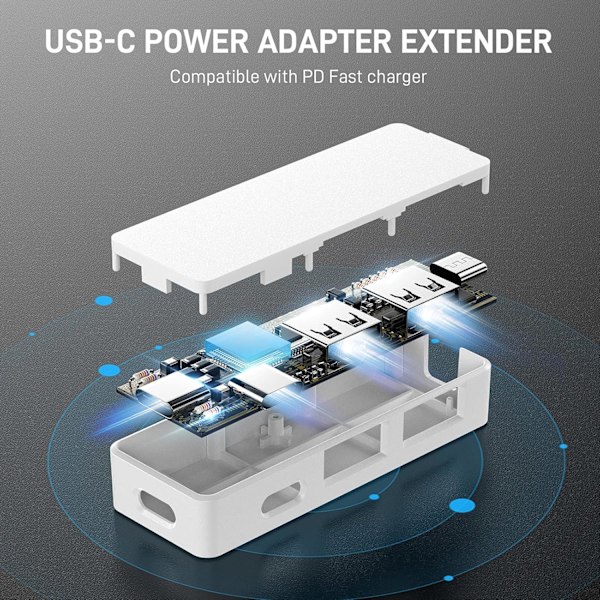 3-i-1 USB C-ström