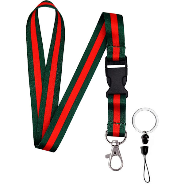 Lanyard for nøkler Nøkkelring Lanyard Premium Soft Silkesbred