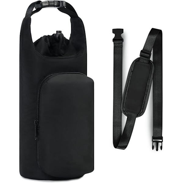wxsp 1 stk - Utendørs vannflaskepose - Isolerende bærestropp -