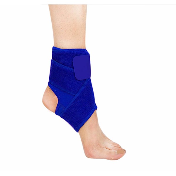 Athletes Compression Ankle Support Pads with Adjustable Bandage Adults Teens