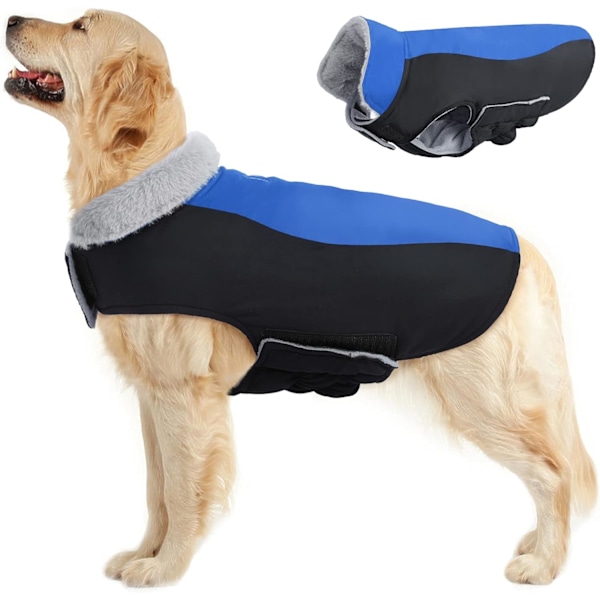 Hund vinterkappa - Vindtät fleece