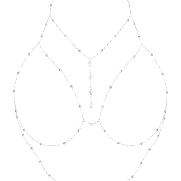 Rhinestone Chain BH Crystal Body Chains för kvinnor Halsband